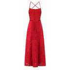 Women's Backless Maxi Dress