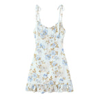 Women's Floral Ruffle Vacation Dress