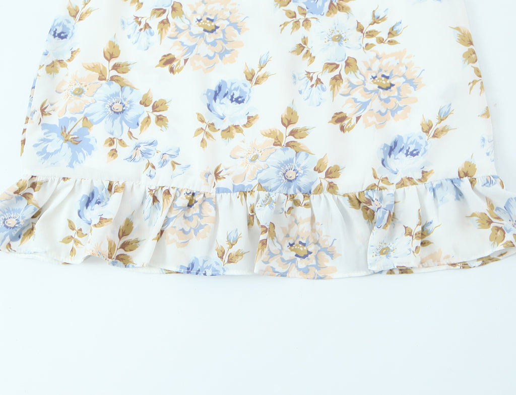 Women's Floral Ruffle Vacation Dress