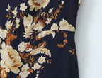 Women's Spaghetti-Strap Floral Smocked Ruffle A-Line Mini Dress