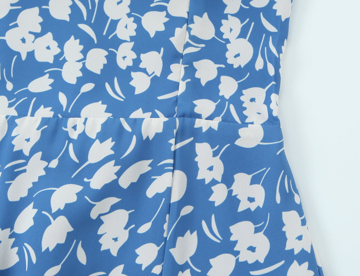 Women's Floral Printed A-Line Mini Dress