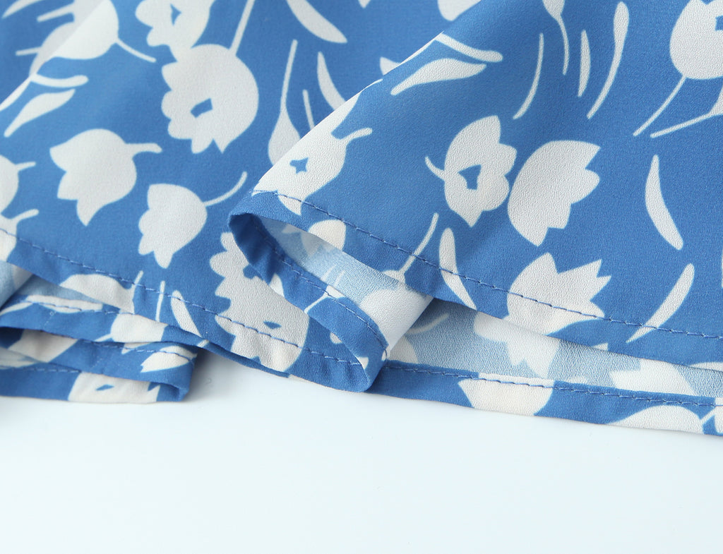 Women's Floral Printed A-Line Mini Dress