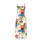 Women's Floral Spaghetti-Strap Backless Mini Dress