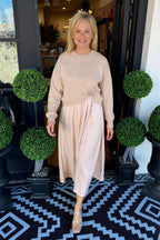 Women's Sweater & Skirt Two-Piece Set