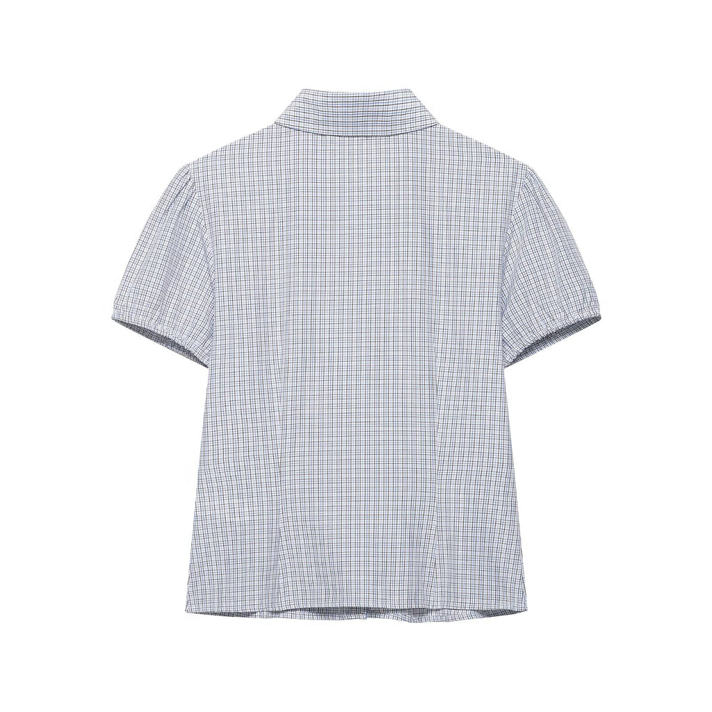 Women's Plaid Stretch Poplin Shirt