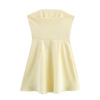 Women's Backless Strapless Dress