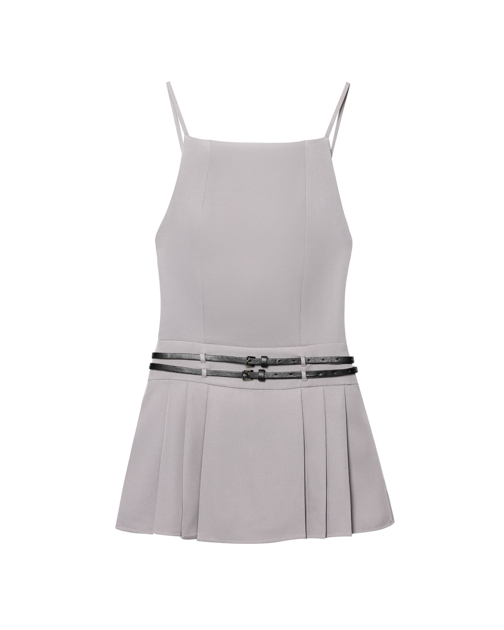 Women's Backless Pleated Dress