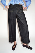 Stand Collar Quilted Jacket Coat Trousers