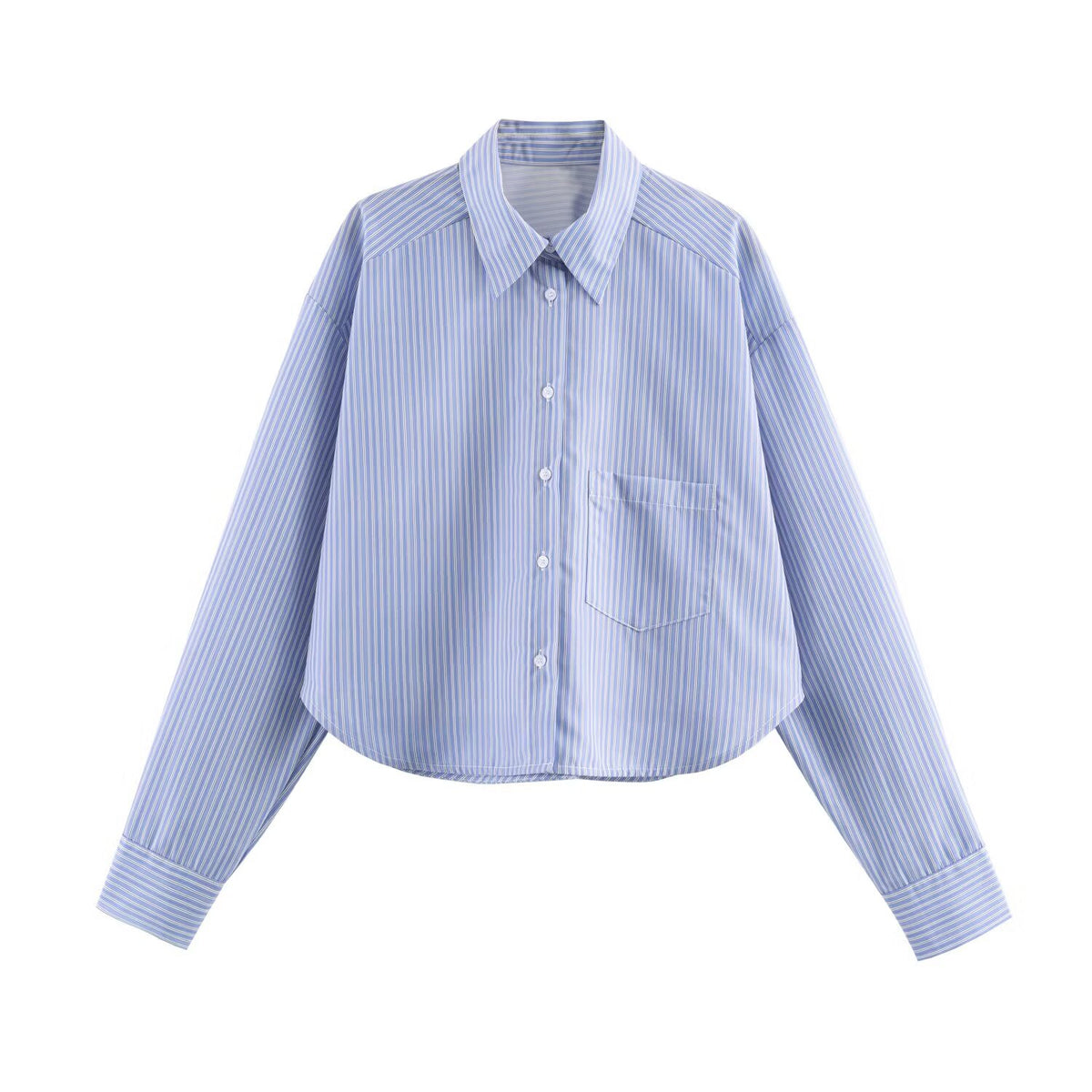 Women's Clothing Top Product Casual Poplin Shirt