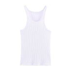 Women's Solid Color Rib Vest