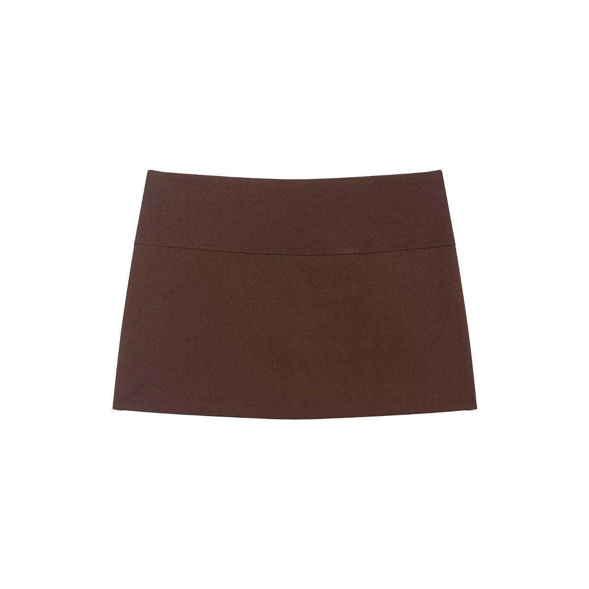 Women's Clothing Minimalist All Match Solid Color High Waist Culottes