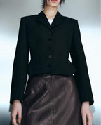 Women Clothing Spring Seizure Line Short Suit Bell Bottom Pants