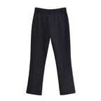 Women Clothing Spring Seizure Line Short Suit Bell Bottom Pants
