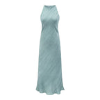 Sleeveless Fishtail Maxi Dress