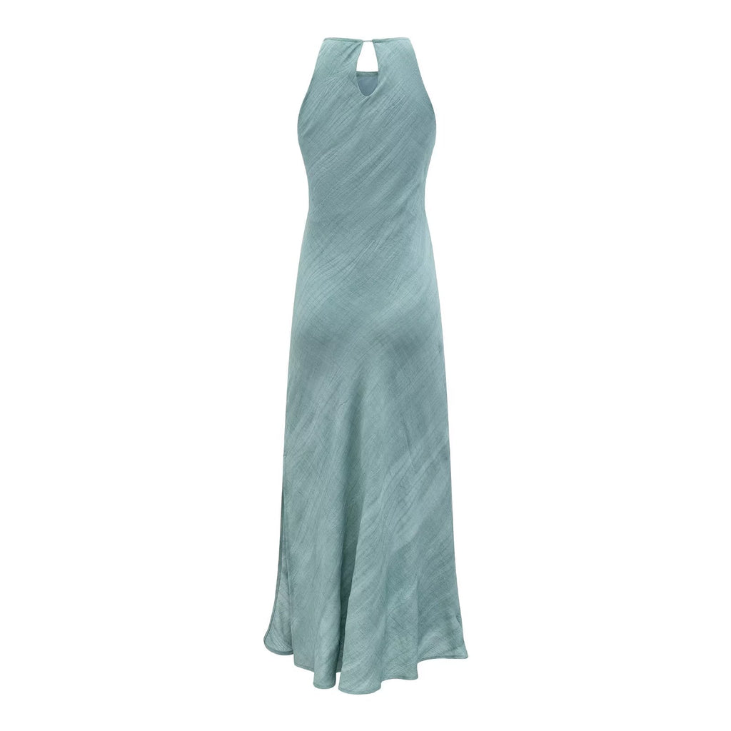 Sleeveless Fishtail Maxi Dress