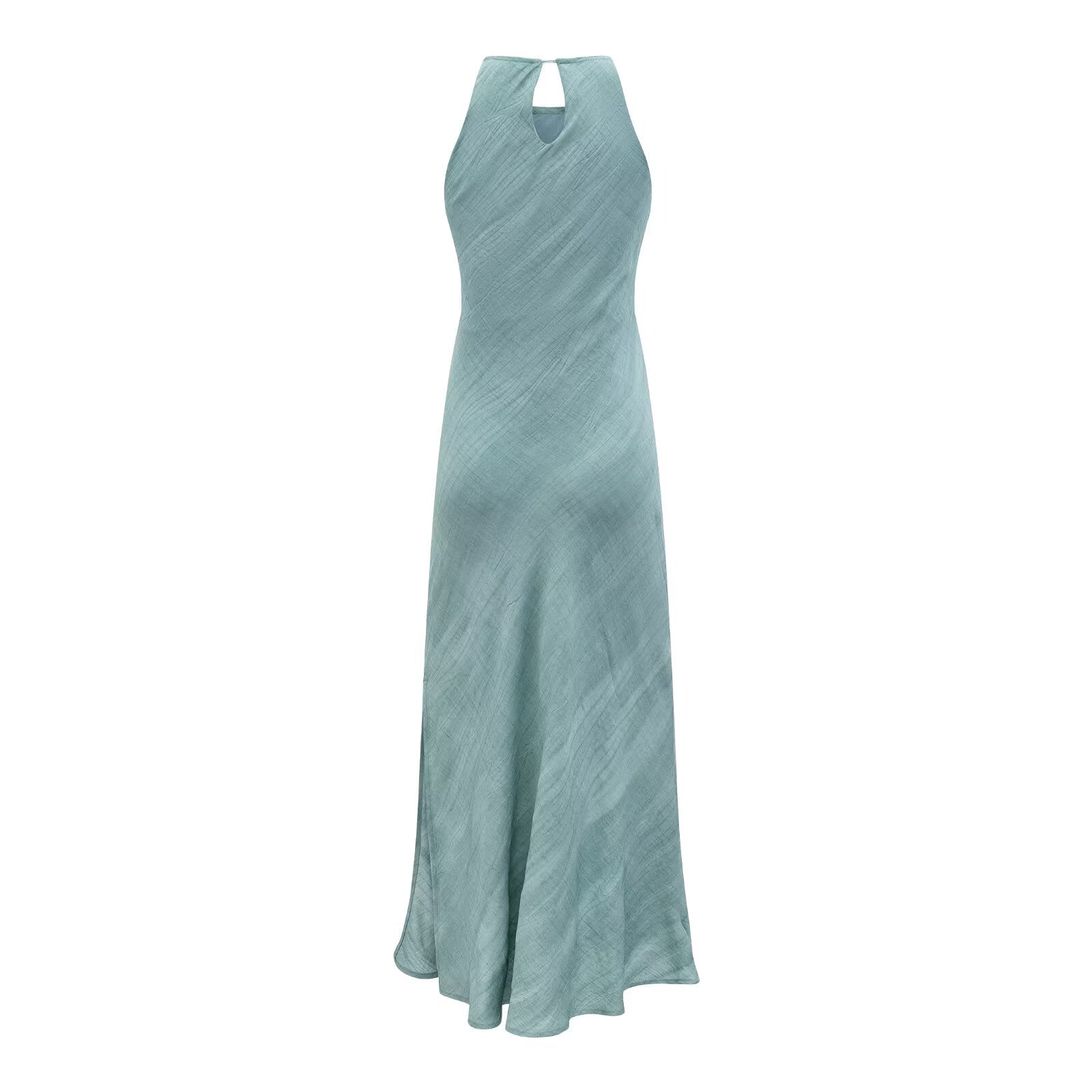 Sleeveless Fishtail Maxi Dress