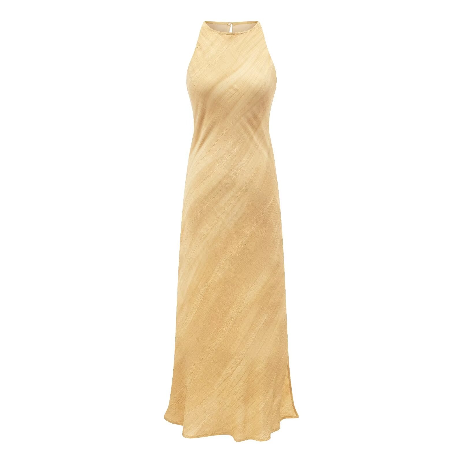 Sleeveless Fishtail Maxi Dress