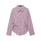 Women's Women Clothing Idle Multiple Wear Plaid Shirt