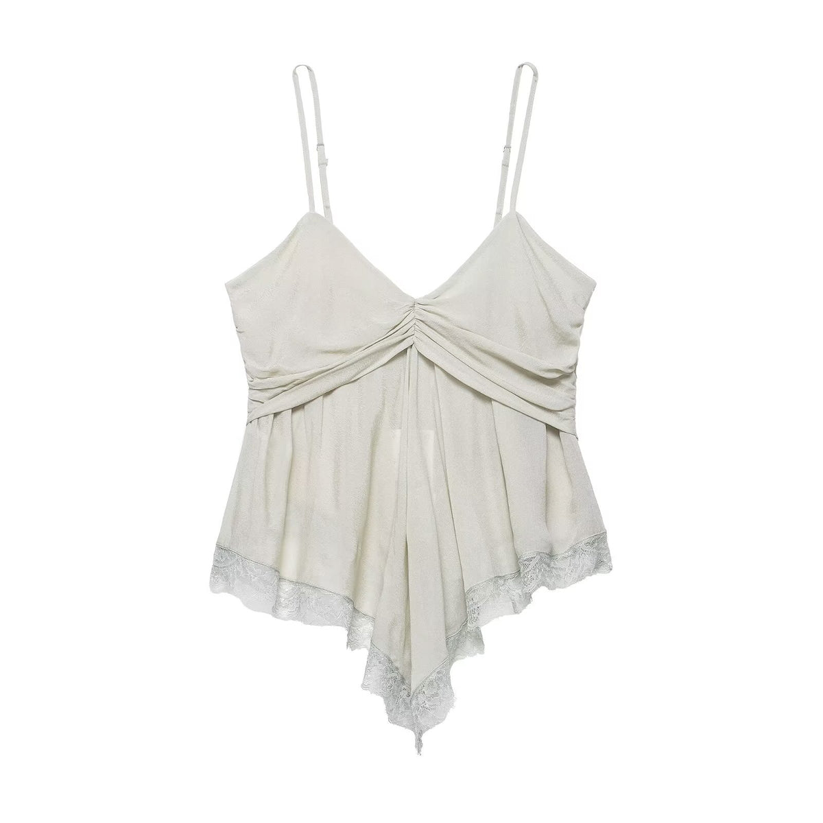 's Girls Bandage Georgette Lace Top With Narrow Straps