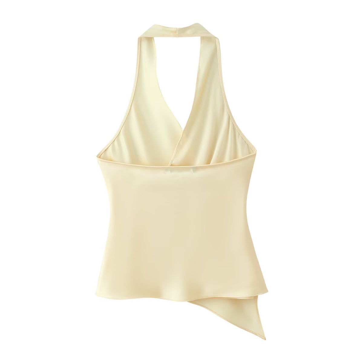 Women's Satin Halter Top