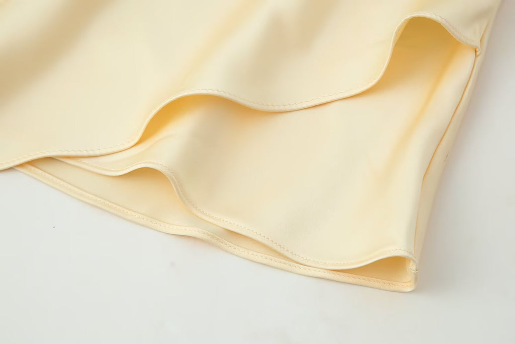 Women's Satin Halter Top