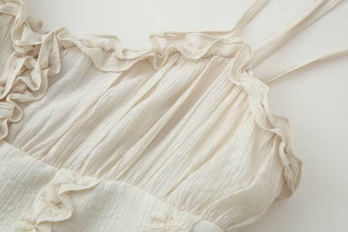 Women's Top With Laminated Decoration Corset Top