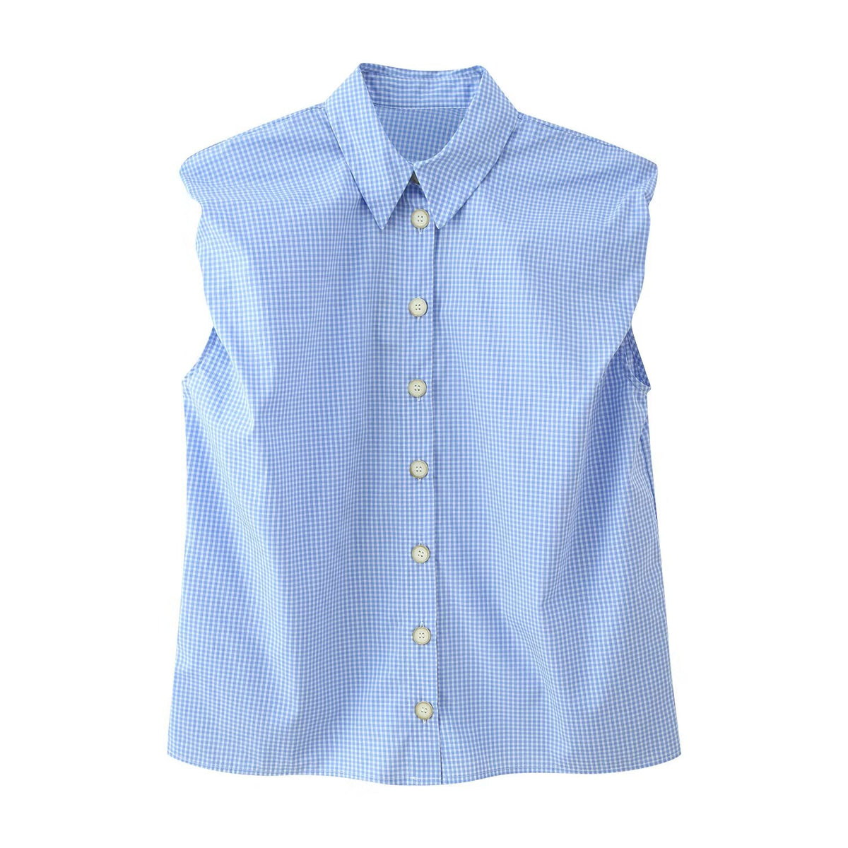 Women's Striped Puff-Sleeve Top
