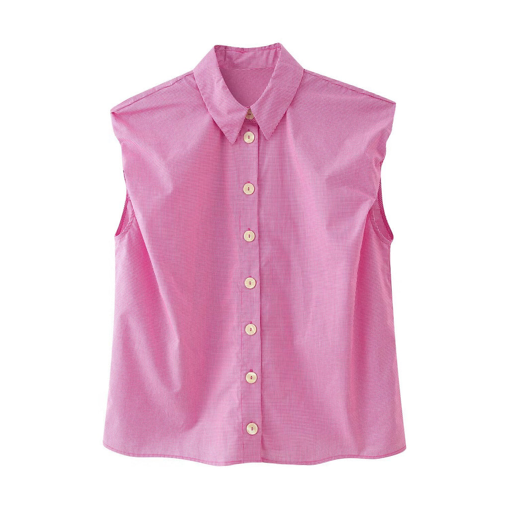 Women's Striped Puff-Sleeve Top