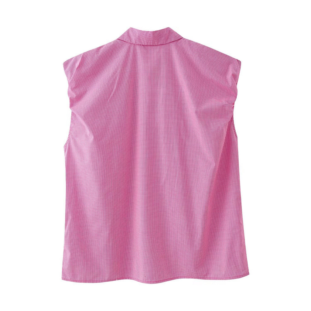 Women's Striped Puff-Sleeve Top