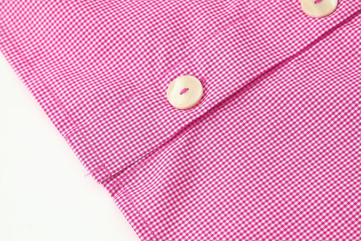 Women's Striped Puff-Sleeve Top