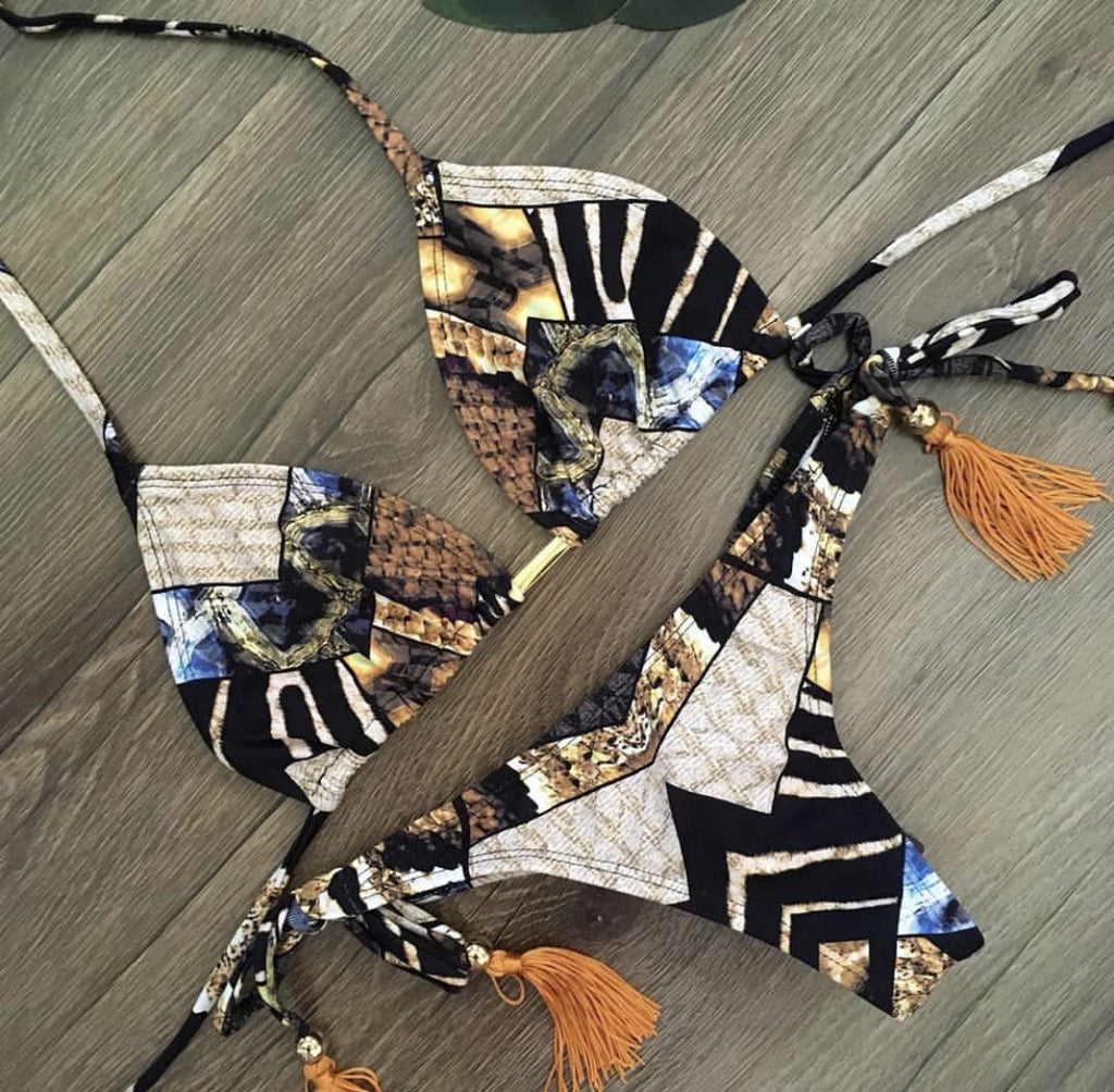 Printed One-piece Swimwear