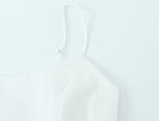 Spring Summer Two Color Lace Waist Slimming Top