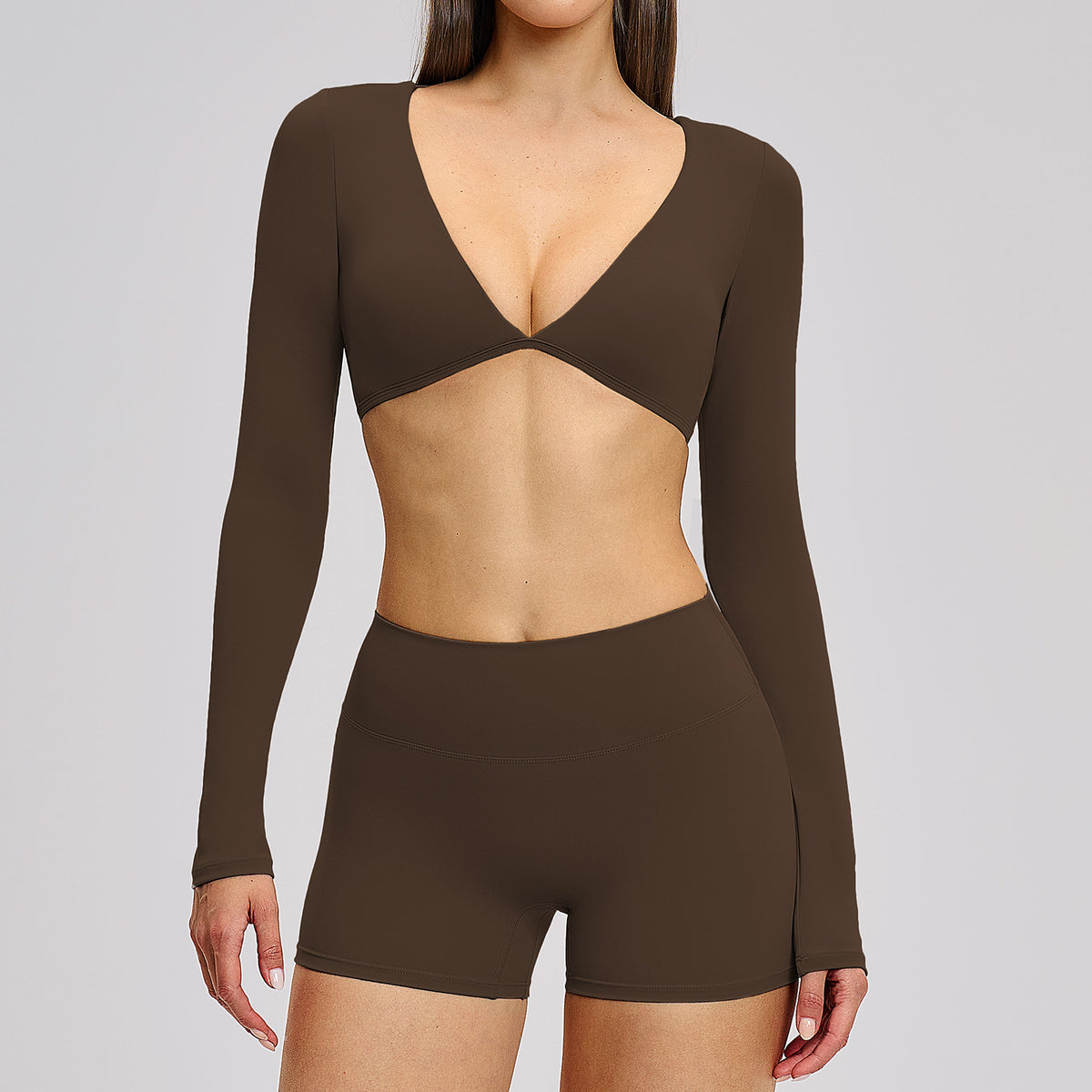 Long-Sleeve Yoga Set