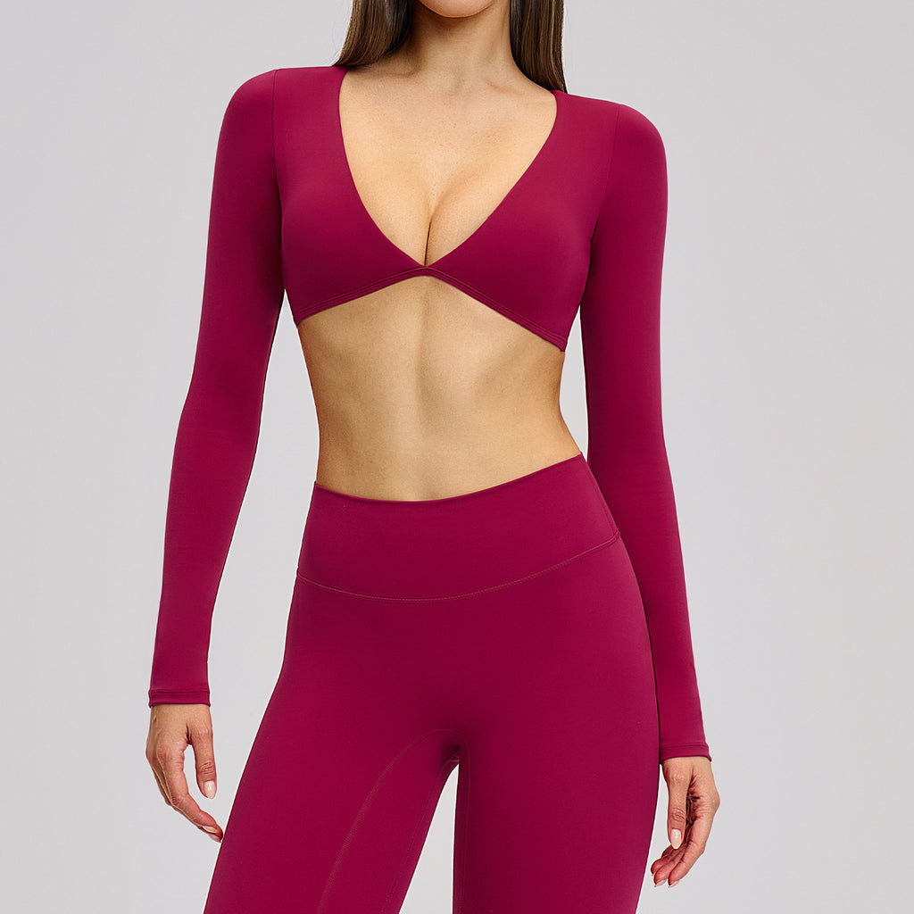 V-Neck Yoga Top
