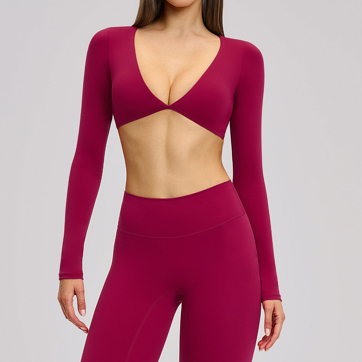 V-Neck Yoga Top