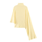 Women's Spring Fashionable All Match Niche Design Vertical Asymmetric Women Top