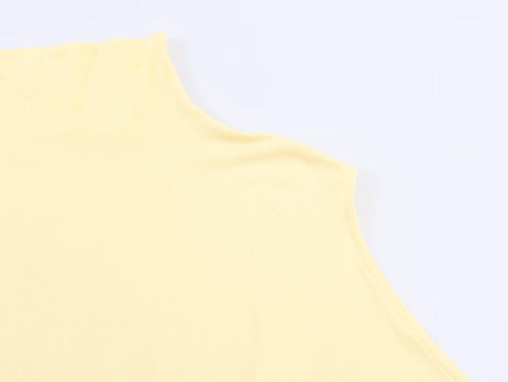 Women's Spring Fashionable All Match Niche Design Vertical Asymmetric Women Top