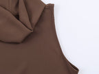 Women's Asymmetric Solid Hem Top