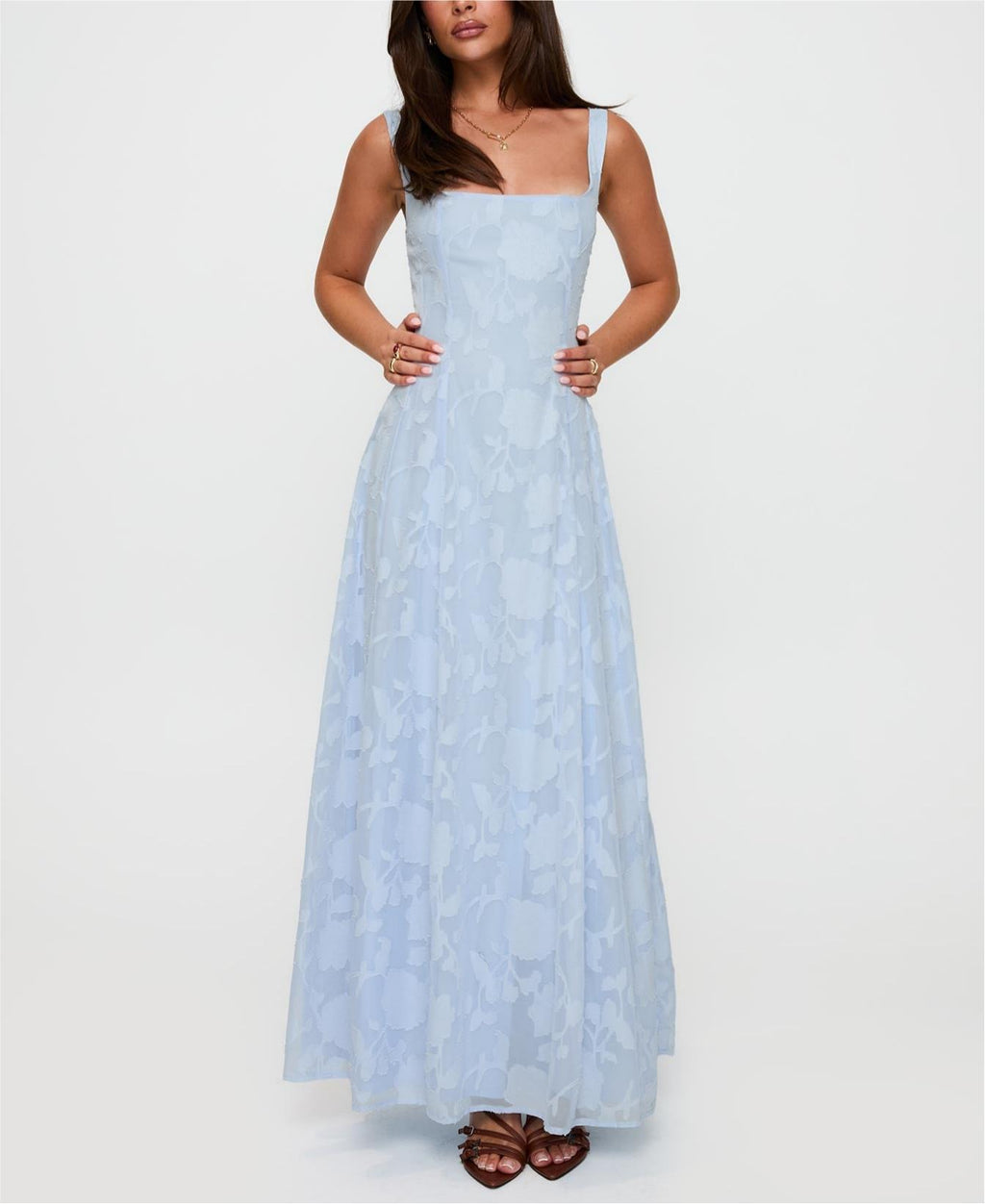 Women's Midi Floral Dress