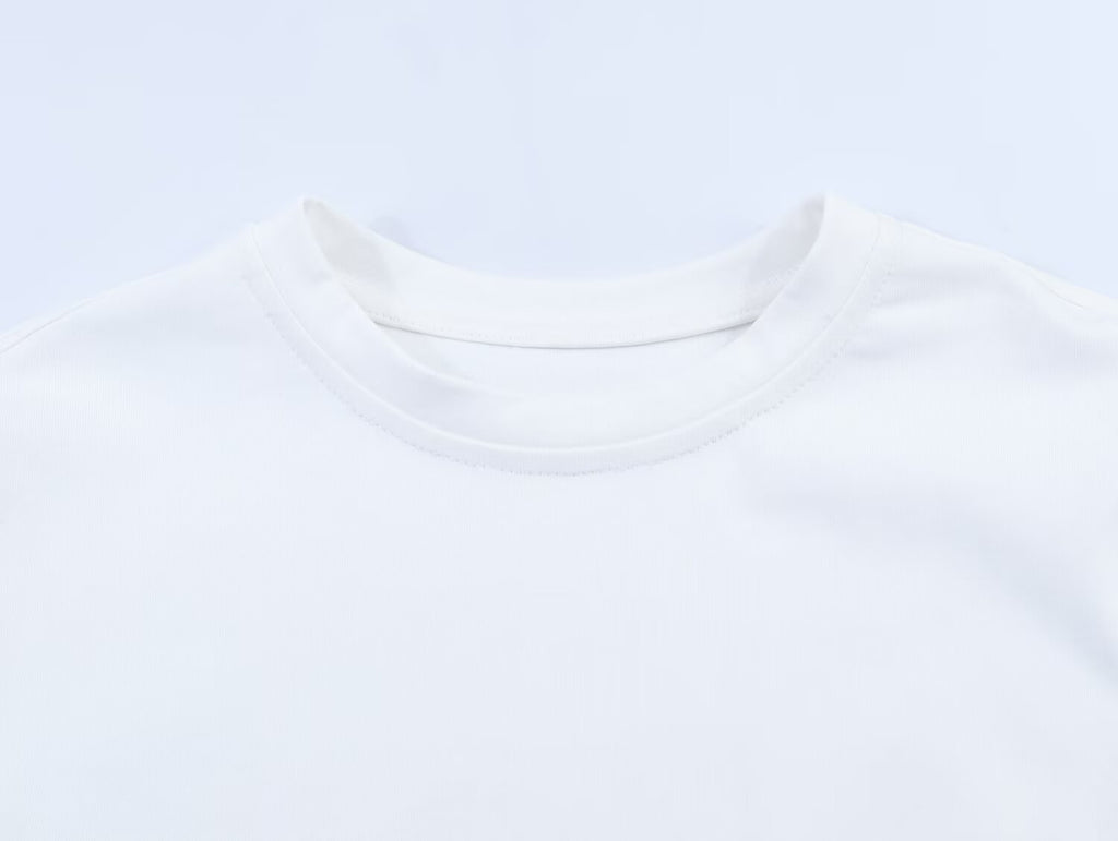 Women's Comfort Lace Stitching Long Sleeve Loose Slimming T-Shirt