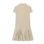Women's Pleated Spring Dress