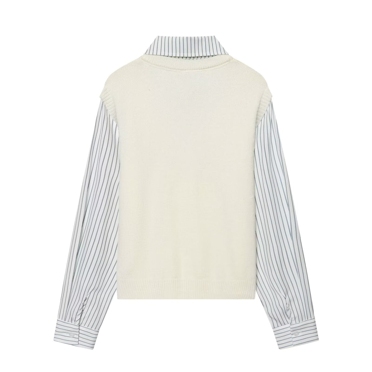 Women's Striped Knitted Knit Sweater