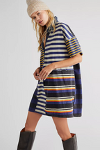 Blue and Yellow Stripes