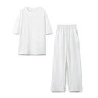 Summer Women Casual Suit T shirt Casual Pants