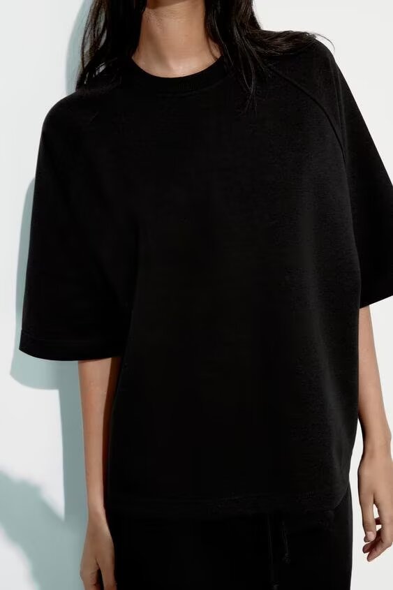 Spring Double Sided Cloth Loose T shirt Double Sided Cloth Jogger Pants Suit