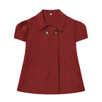 Women's Plaid Short-Sleeve Shirt