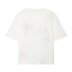 Women's Clothing Fashionable Casual Embroidered Floral T Shirt
