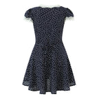 Women's Lace Polka Dot Dress