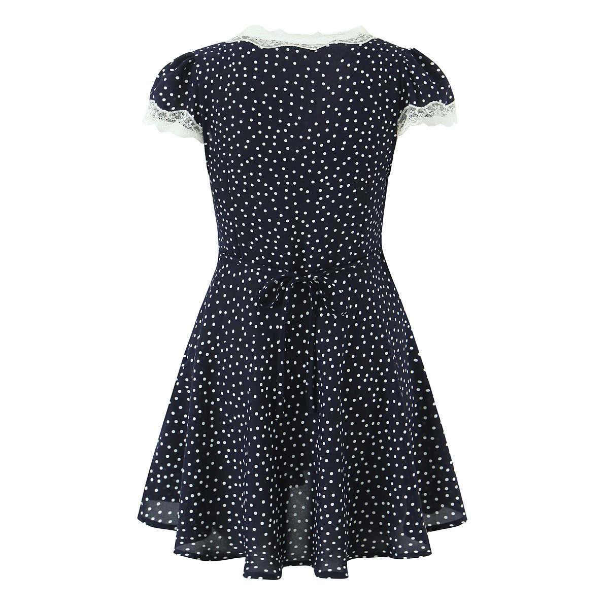 Women's Lace Polka Dot Dress