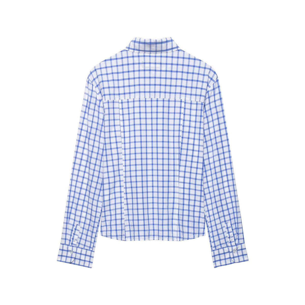 Women's Plaid Poplin Shirt